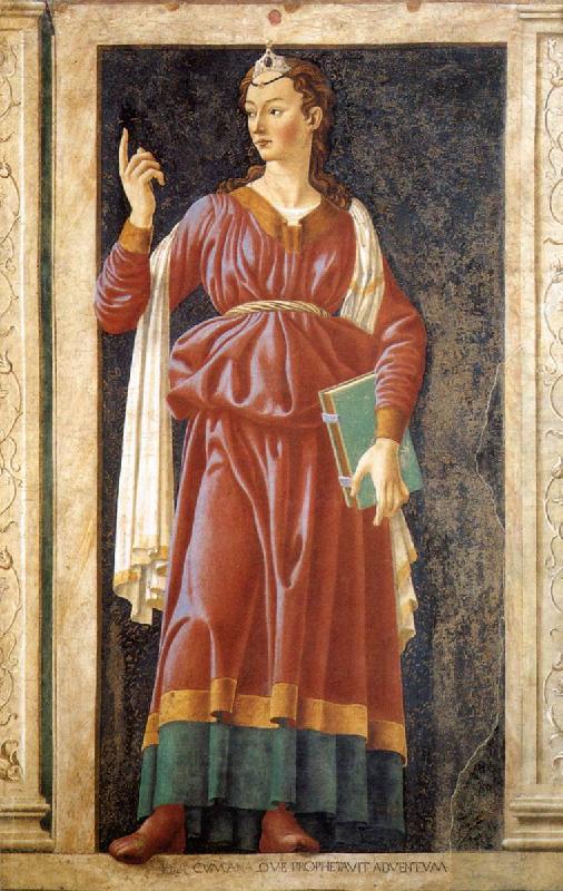 Andrea del Castagno The Cumean Sibyl china oil painting image